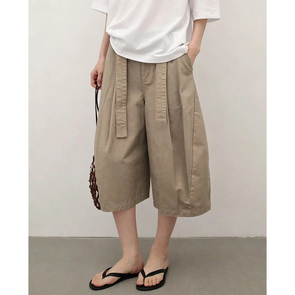 Slimming plus Size Women's Casual Pants New Summer Thin Wide Leg Harlan Pants Seven-Foot-Length Commute Style High Waist
Slimming plus Size Women's Casual Pants New Summer Thin Wide Leg Harlan Pants Seven-Foot-Length Commute Style High Waist