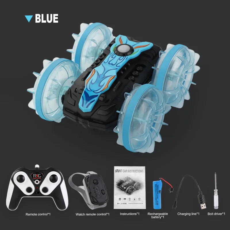 1:16 Light-controlled water and land vehicle that rolls and spins for special effects toy for children electric vehicle 
1:16 Light-controlled water and land vehicle that rolls and spins for special effects toy for children electric vehicle