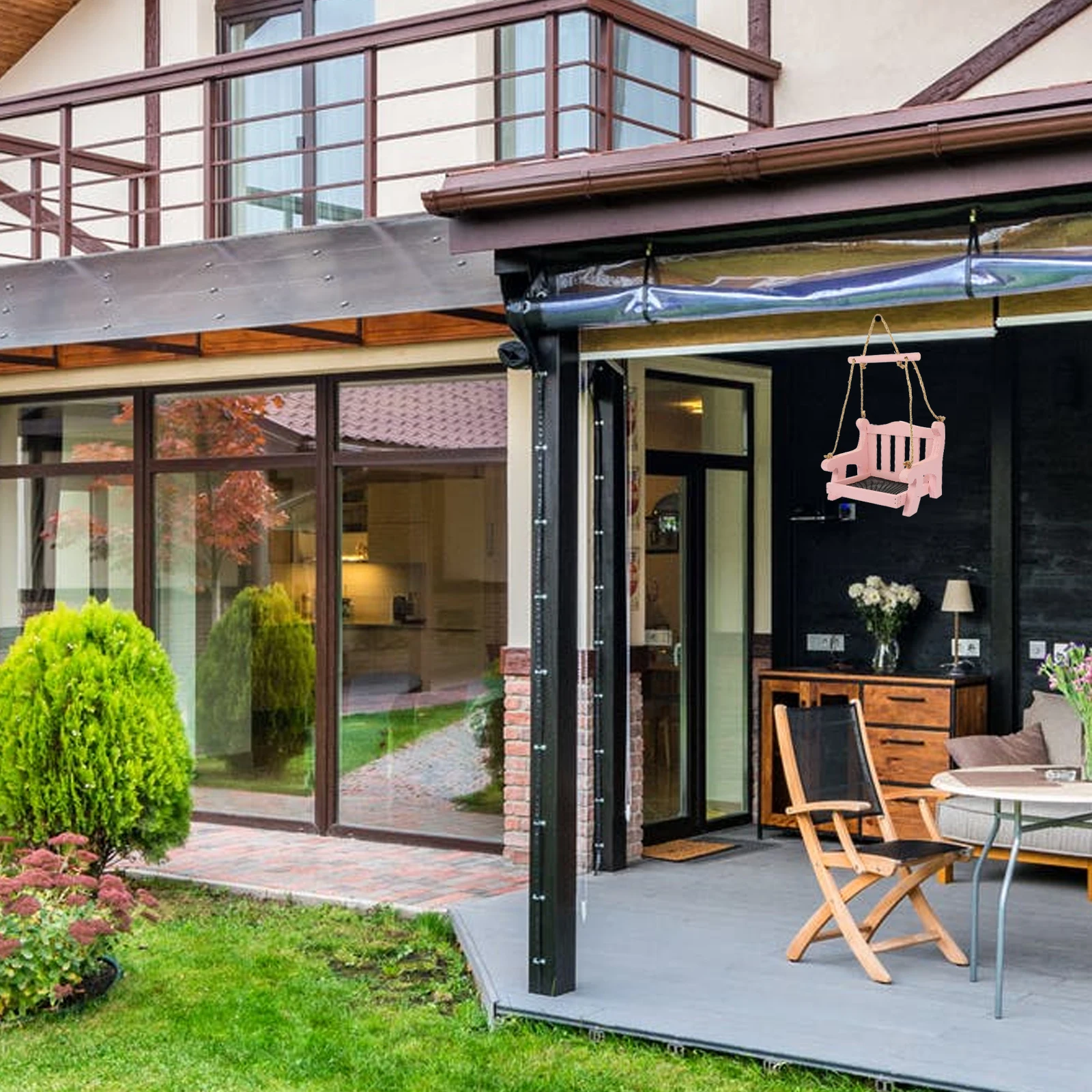 Creative Hanging Bird Feeder Automatic Suspension Outdoor Durable Pet Accessory Food Container Chair Shaped Design Easy Clean No
Creative Hanging Bird Feeder Automatic Suspension Outdoor Durable Pet Accessory Food Container Chair Shaped Design Easy Clean No