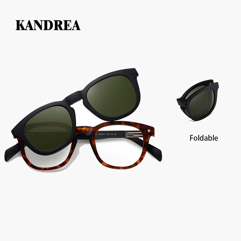 KANDREA Vintage Polarized Folding Magnetic Sunglasses Women Men Myopia Anti-blue Glasses Frame Round New 2025 Eyewear S33101
KANDREA Vintage Polarized Folding Magnetic Sunglasses Women Men Myopia Anti-blue Glasses Frame Round New 2025 Eyewear S33101
