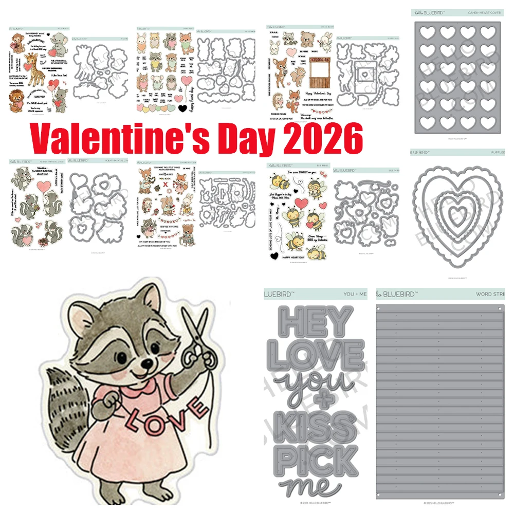2026 New "Valentine's Word Strips Stamp Crafted with Love Metal Cutting Dies for DIY Scrapbooking Handmade Diary Album Calendar
2026 New "Valentine's Word Strips Stamp Crafted with Love Metal Cutting Dies for DIY Scrapbooking Handmade Diary Album Calendar
