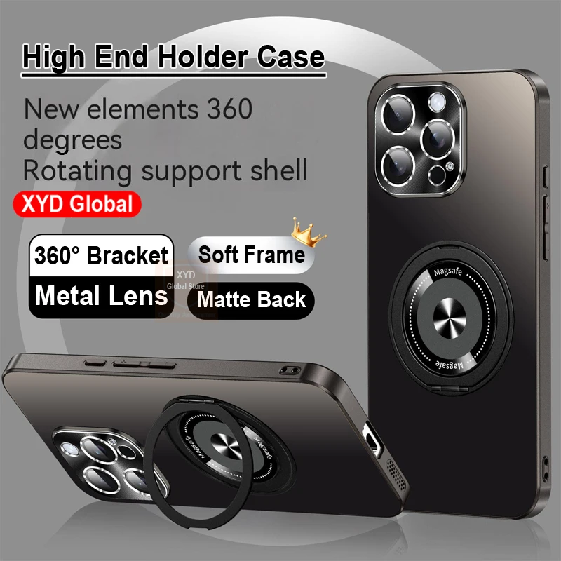 For iPhone 15 Pro Max Case Magnetic 360 Holder Ring Cover For iPhone 15 Pro Max iPhone15 Phone Case Shell Bracket Stand Skin
For iPhone 15 Pro Max Case Magnetic 360 Holder Ring Cover For iPhone 15 Pro Max iPhone15 Phone Case Shell Bracket Stand Skin