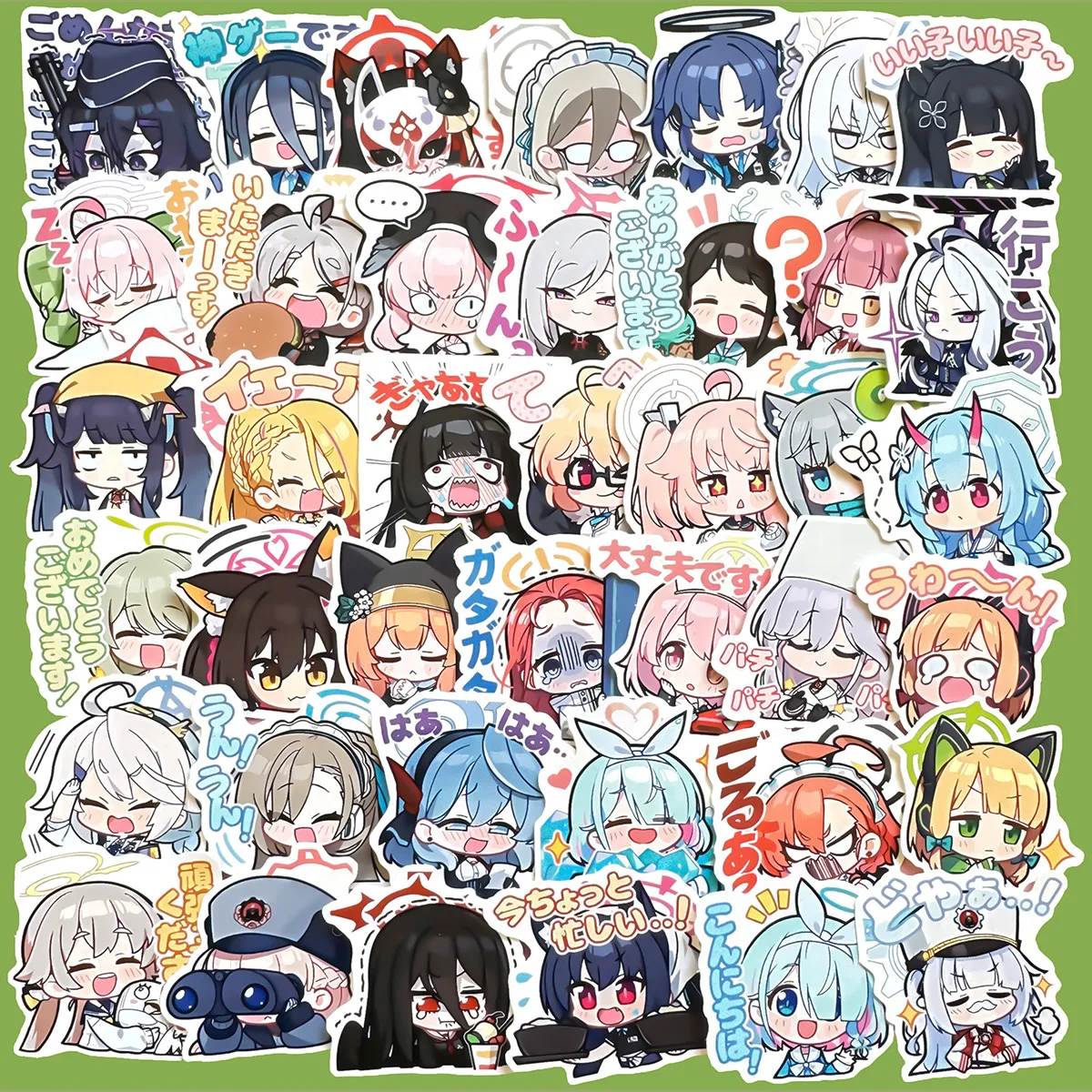 Blue Archive Q Version Emoticon Cute Cartoon Character Stickers DIY Decor for Journal Phone Case Diary Scrapbook
Blue Archive Q Version Emoticon Cute Cartoon Character Stickers DIY Decor for Journal Phone Case Diary Scrapbook