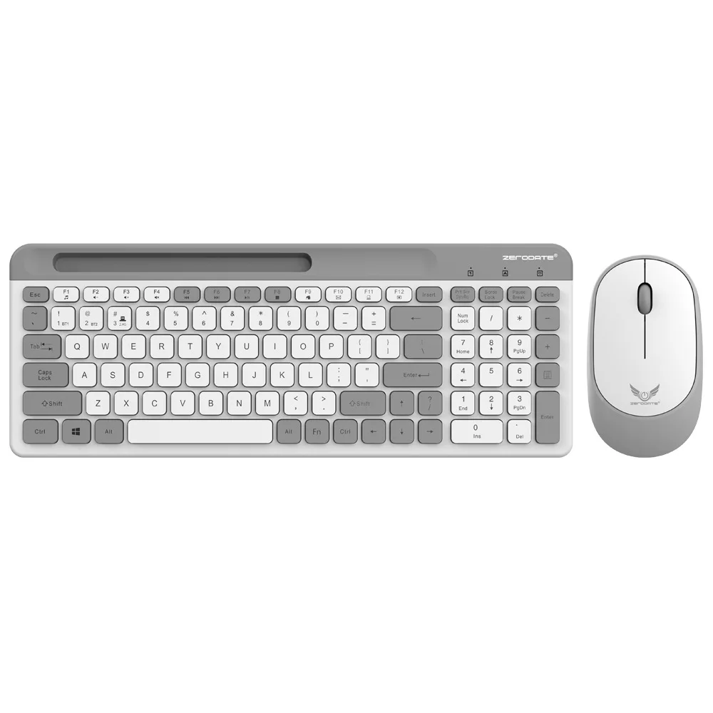 Bluetooth Wireless 2.4 Dual Mode Keyboard and Mouse Set Large Card Slot Keyboard Suitable for Phablet Phone Laptop
Bluetooth Wireless 2.4 Dual Mode Keyboard and Mouse Set Large Card Slot Keyboard Suitable for Phablet Phone Laptop