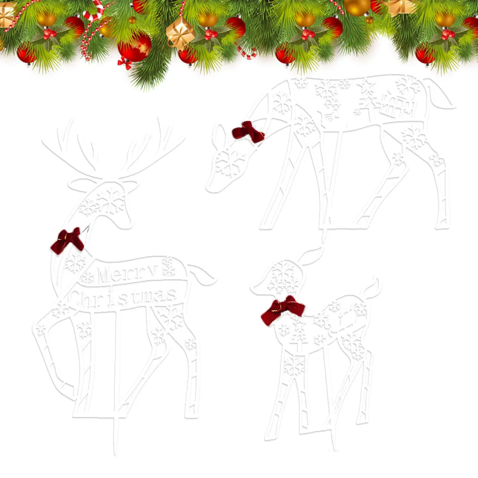 Рождественский олень, уличный декор, праздничные украшения для заднего двора, праздничное украшение для сада для дома, планировщики вечеринок
Рождественский олень, уличный декор, праздничные украшения для заднего двора, праздничное украшение для сада для дома, планировщики вечеринок