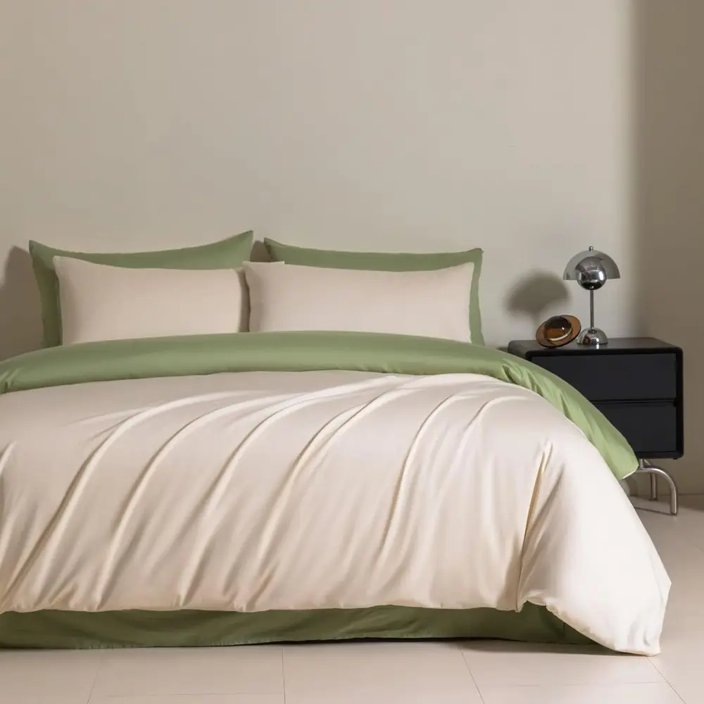 Queen/King Size Comorter Set, 100 S Long-Staple Cotton our-Piece Bedding(Color 4,King Size)
Queen/King Size Comorter Set, 100 S Long-Staple Cotton our-Piece Bedding(Color 4,King Size)