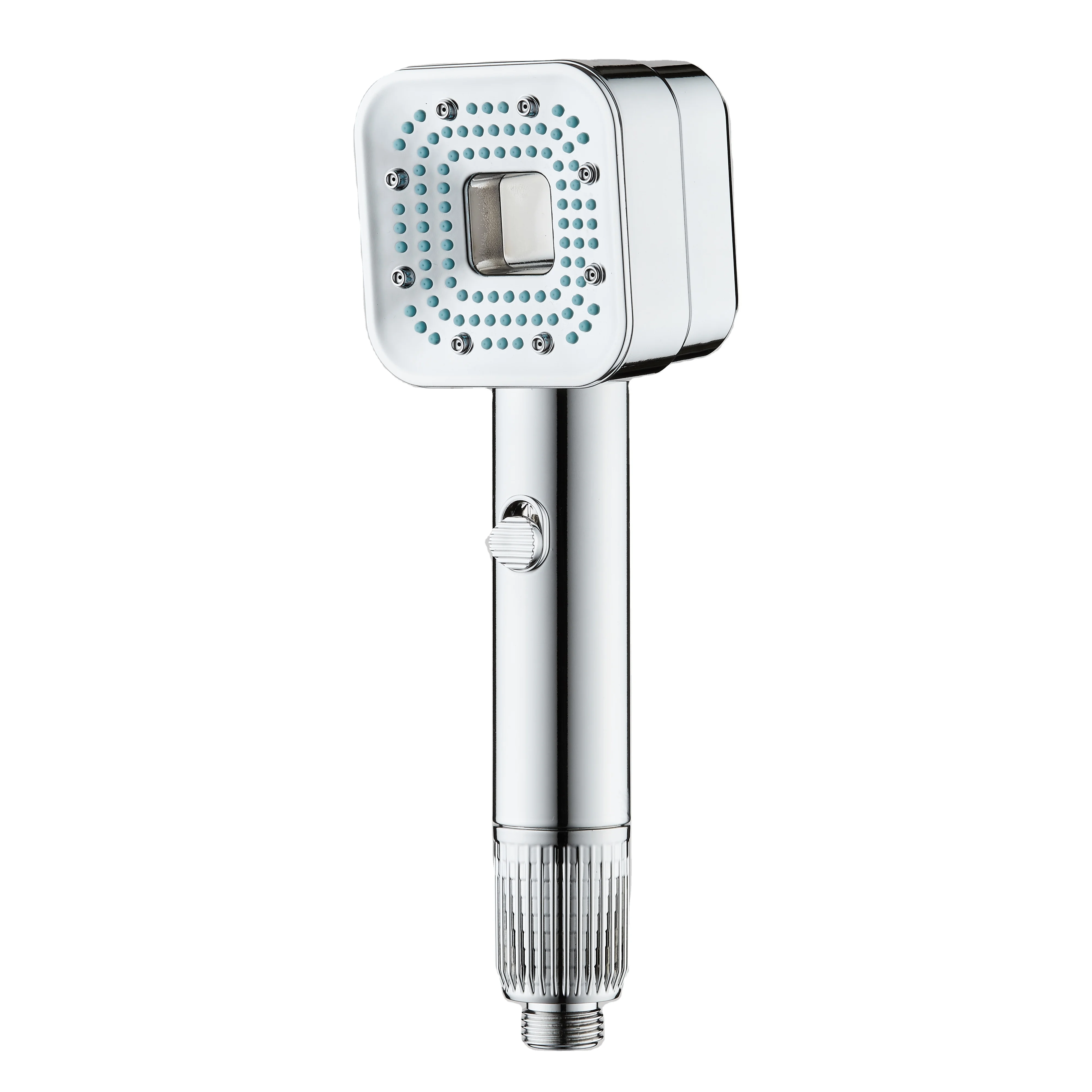 Two Functions Bathroom Rainfall Handheld Spray Removable Shower Head with Water Stop Button