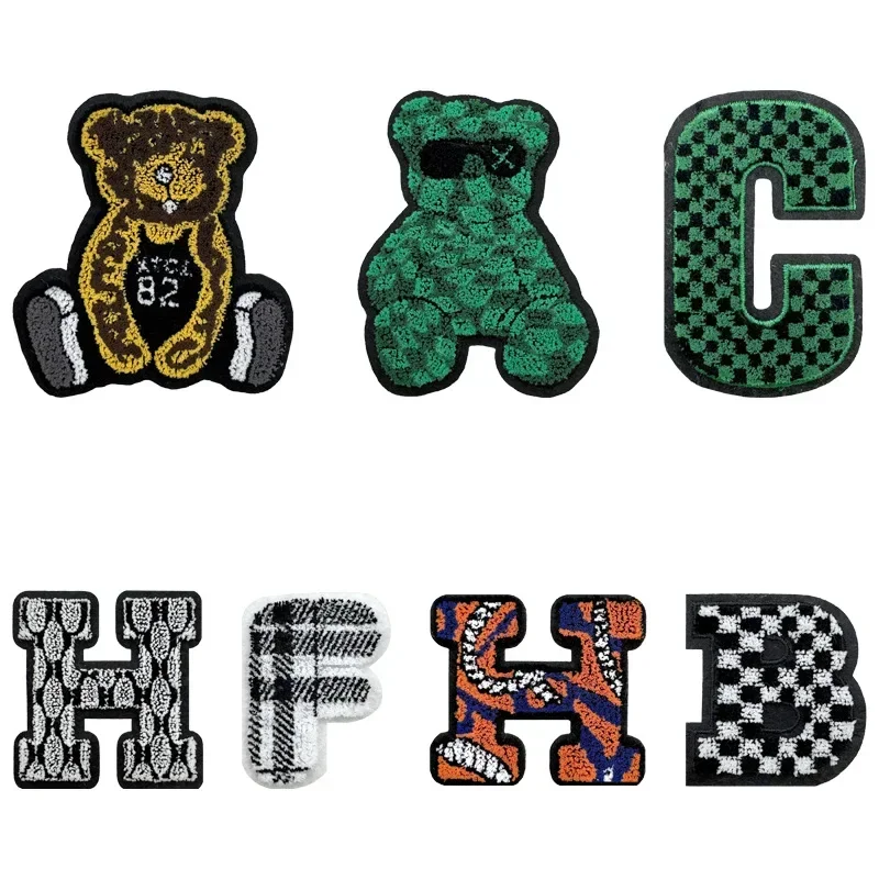 Fashion Personalized Letter H Bear Embroidery Sew On/Iron On Patch for DIY Clothing T-shirt Jeans Hats Bags Caps
Fashion Personalized Letter H Bear Embroidery Sew On/Iron On Patch for DIY Clothing T-shirt Jeans Hats Bags Caps 