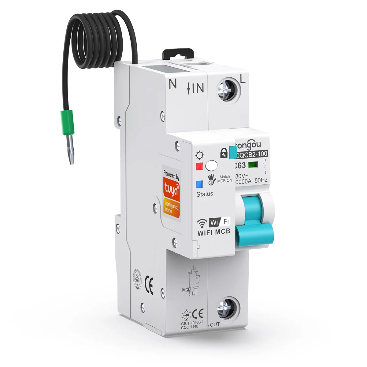 With App Timer Module 63A 1P Wifi Metering Circuit Breaker Smart Circuit Breaker Switch Smart Home Smart Life
With App Timer Module 63A 1P Wifi Metering Circuit Breaker Smart Circuit Breaker Switch Smart Home Smart Life