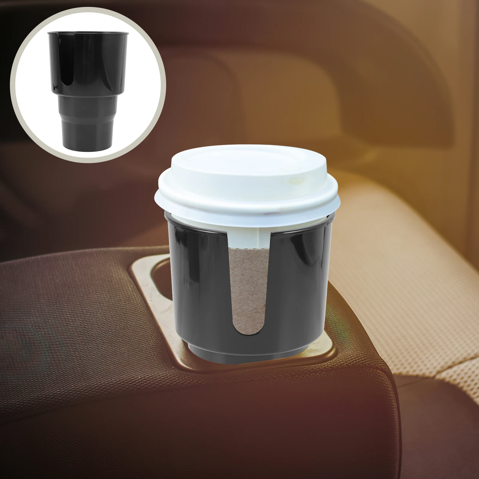 Car Cup Holder Expander ABS Material Black Color Drink Storage Bracket Large Opening Mug Extender Vehicle Cup Organizer Suitable
Car Cup Holder Expander ABS Material Black Color Drink Storage Bracket Large Opening Mug Extender Vehicle Cup Organizer Suitable