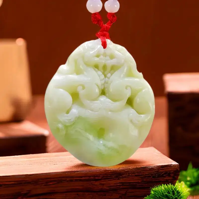 Natural White Real Jade Pixiu Pendant Necklace Designer Gift Carved Jewelry Stone Fashion Charm Vintage Luxury Talismans
Natural White Real Jade Pixiu Pendant Necklace Designer Gift Carved Jewelry Stone Fashion Charm Vintage Luxury Talismans
