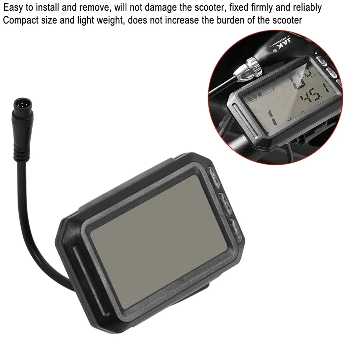 BABP Electric Scooter LCD Display Meter 36V-60V Panel Display Dashboard for Kwheel S12 Kugoo G Booster E-Scooter
BABP Electric Scooter LCD Display Meter 36V-60V Panel Display Dashboard for Kwheel S12 Kugoo G Booster E-Scooter