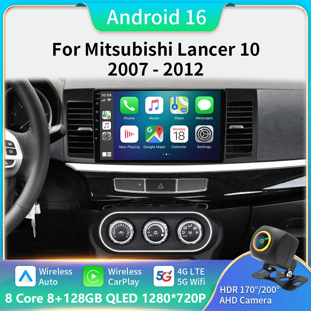 For MITSUBISHI LANCER 9 10 X 2008 2009 2010 2011 - 2016 9Inch Android 16 Car Radio Stereo Audio GPS Player Carplay Auto Screen
For MITSUBISHI LANCER 9 10 X 2008 2009 2010 2011 - 2016 9Inch Android 16 Car Radio Stereo Audio GPS Player Carplay Auto Screen
