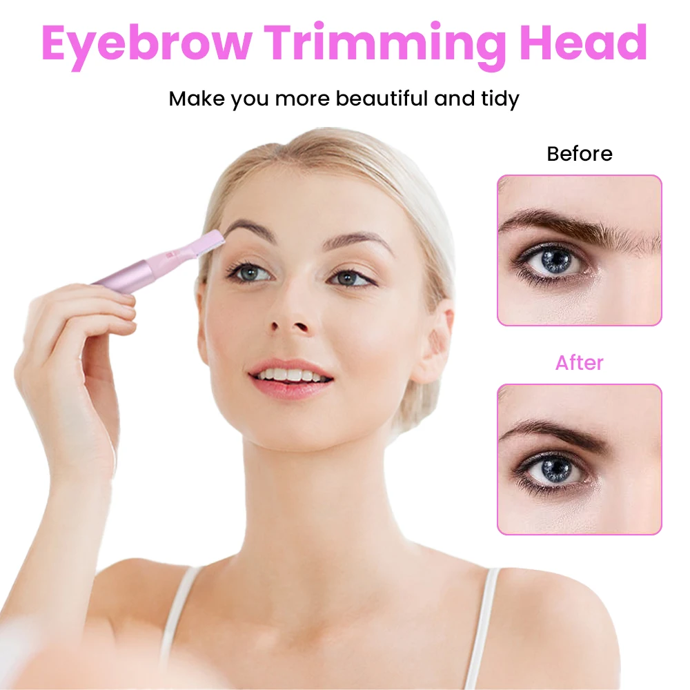Portable Electric Eyebrow Trimmer Shaver Hair Remover Facial Shaver Pencil Hair Remover for Facial Neck Blur Lips Body Arms Legs
Portable Electric Eyebrow Trimmer Shaver Hair Remover Facial Shaver Pencil Hair Remover for Facial Neck Blur Lips Body Arms Legs