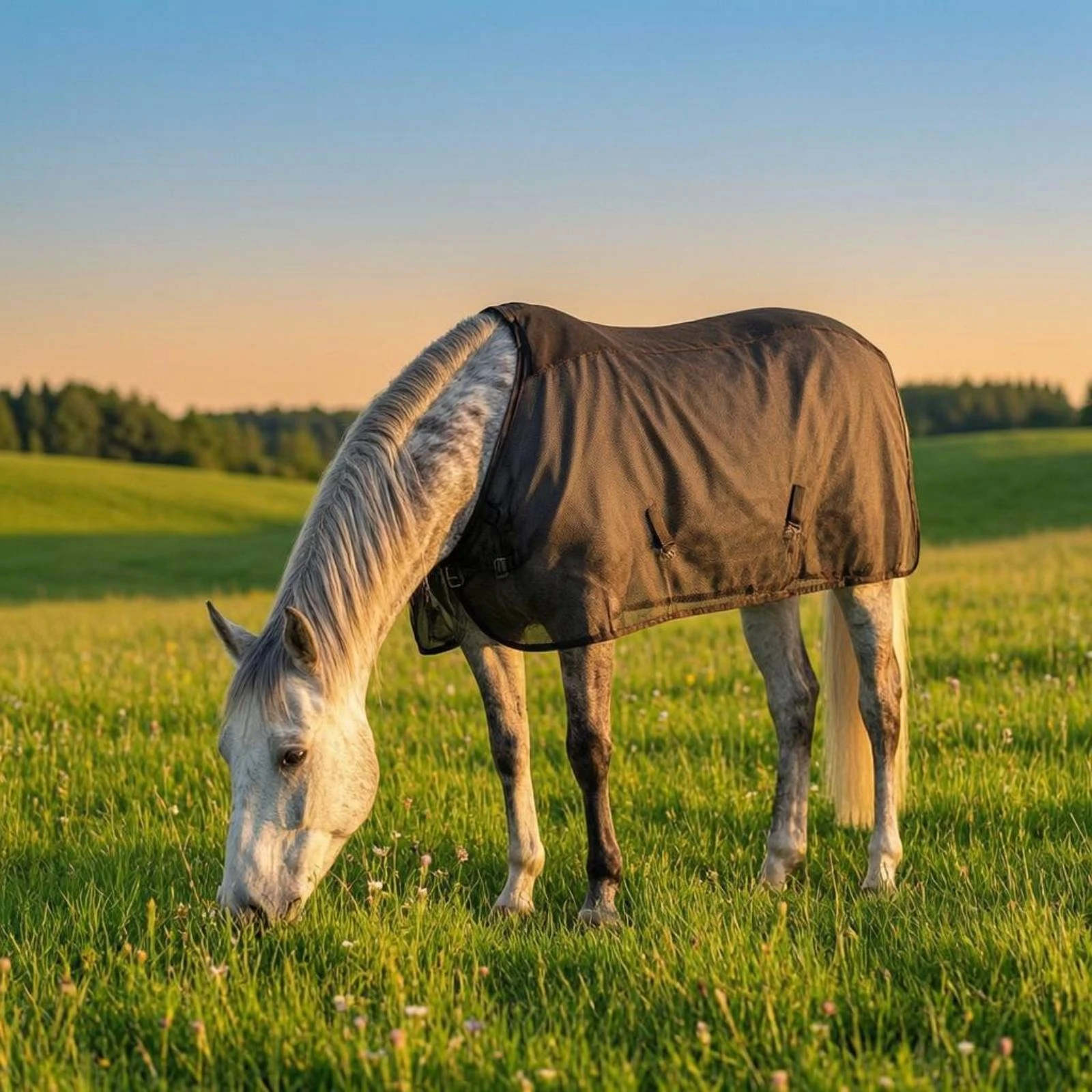 Adjustable Horse Fly Sheet Full Body Nylon Mesh Animal Cover Equine Blanket for Outdoor Stable Use
Adjustable Horse Fly Sheet Full Body Nylon Mesh Animal Cover Equine Blanket for Outdoor Stable Use