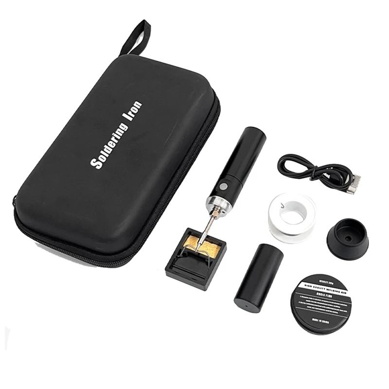 USB Soldering Iron DIY Manual Radio Soldering Iron Set Mini Convenient Adjustable Temperature Metal
USB Soldering Iron DIY Manual Radio Soldering Iron Set Mini Convenient Adjustable Temperature Metal