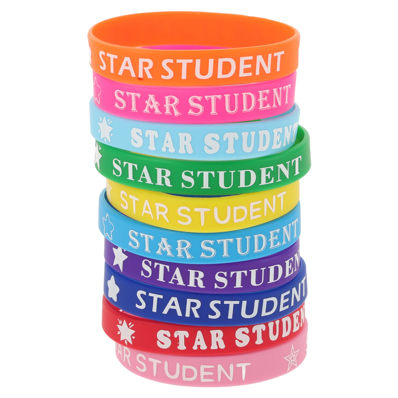 10 Pcs Student Silicone Bracelet Star Bracelets 600X600X120CM Award Rubber Wristbands Animal Shaped
10 Pcs Student Silicone Bracelet Star Bracelets 600X600X120CM Award Rubber Wristbands Animal Shaped