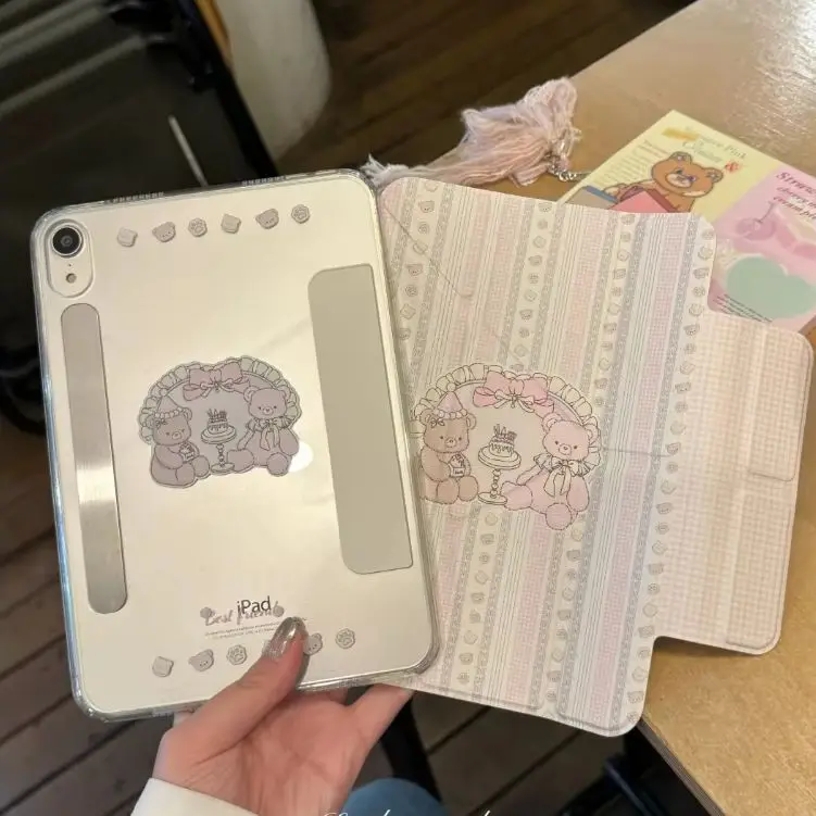 Korean Ins Sweet Pink Warm Doll Bear Cover For iPad Pro 13 11th M5 M4 12.9 A16 10 8 7 9th 10th Air 11 M2 M3 Mini Tablet Case
Korean Ins Sweet Pink Warm Doll Bear Cover For iPad Pro 13 11th M5 M4 12.9 A16 10 8 7 9th 10th Air 11 M2 M3 Mini Tablet Case