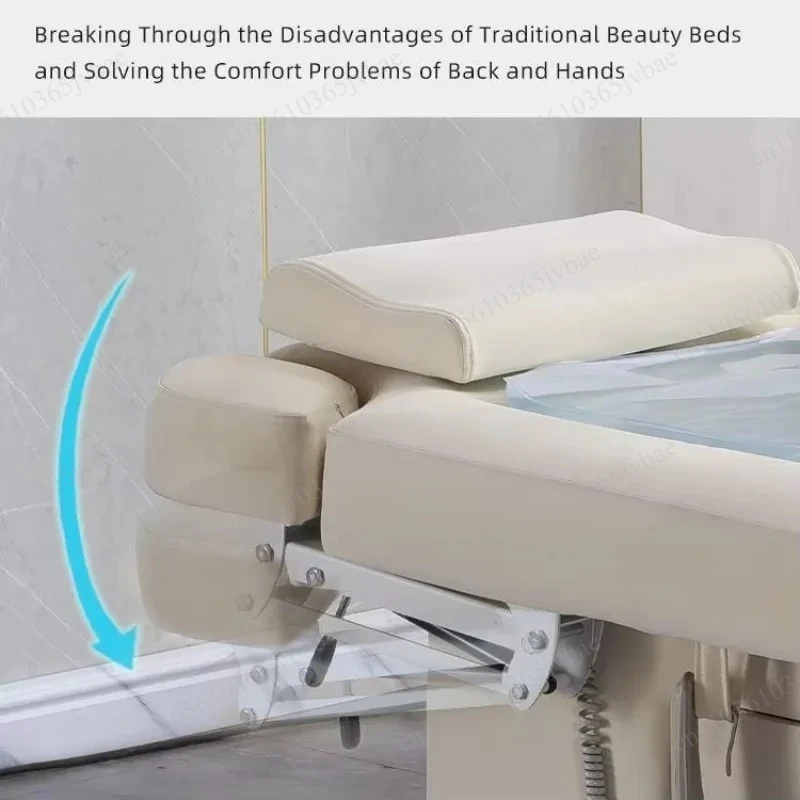 Four-motor Electric Physiotherapy Shampoo Bed, Adjustable Angle with Hydrotherapy Head Massage Bed
Four-motor Electric Physiotherapy Shampoo Bed, Adjustable Angle with Hydrotherapy Head Massage Bed