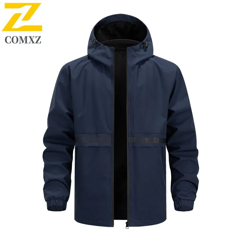 COMXZ Мужская куртка высокого качества с капюшоном для приключений на открытом воздухе, ветрозащитные мотоциклетные куртки, однотонное легкое осеннее пальто для пешего туризма
COMXZ Мужская куртка высокого качества с капюшоном для приключений на открытом воздухе, ветрозащитные мотоциклетные куртки, однотонное легкое осеннее пальто для пешего туризма