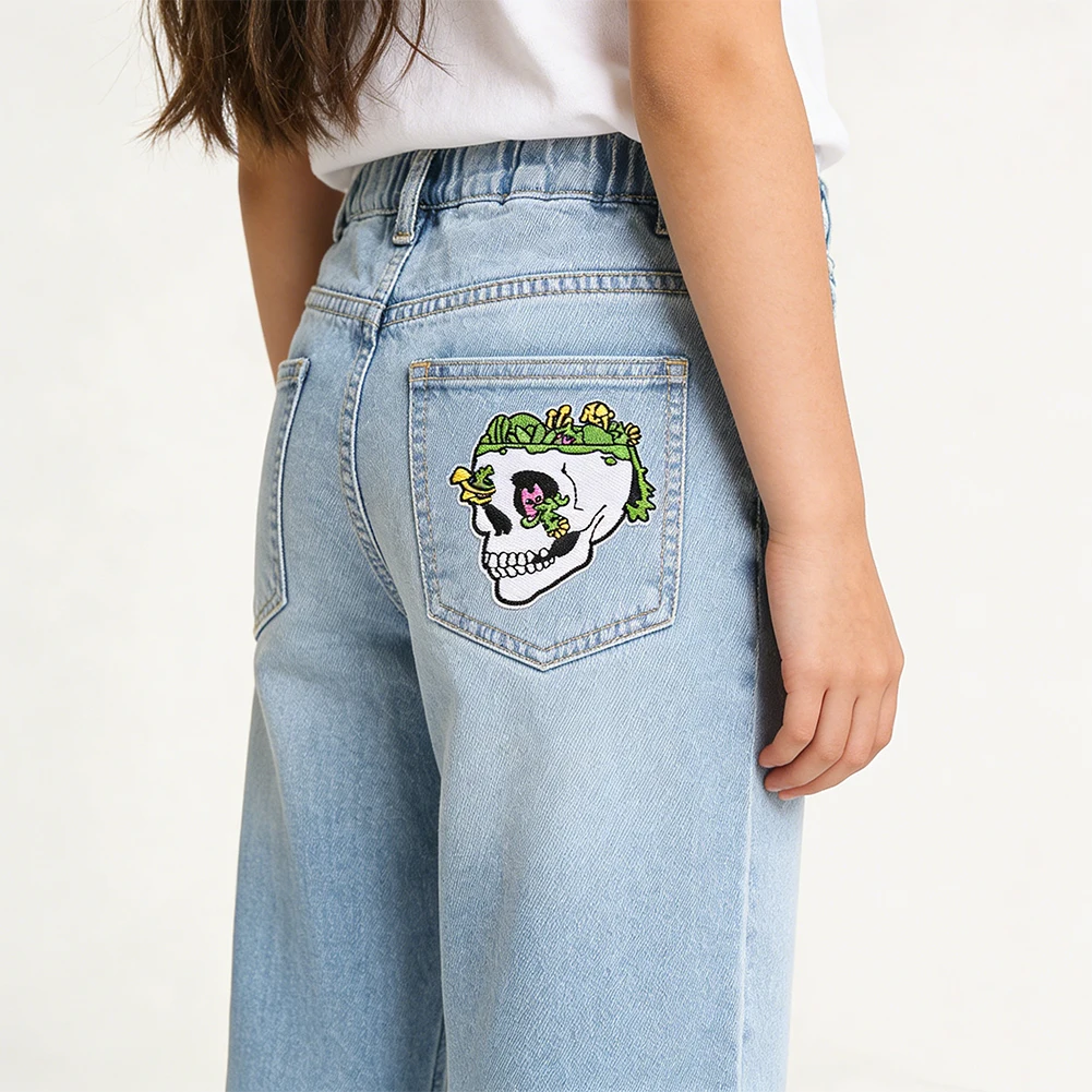 Skull Plant Mushroom Embroidered Patch 6x6.5cm Nature Rebirth Iron On Patch For Jacket Backpack Jeans Hat Punk Aesthetic Gift
Skull Plant Mushroom Embroidered Patch 6x6.5cm Nature Rebirth Iron On Patch For Jacket Backpack Jeans Hat Punk Aesthetic Gift