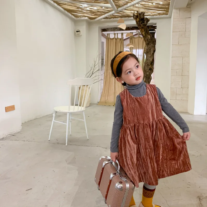 Girls Sleeveless Dress 2024 Autumn Winter New Korean Version Little Girls Foreign Style Plus Fleece Thick Princess Dress Skirt
Girls Sleeveless Dress 2024 Autumn Winter New Korean Version Little Girls Foreign Style Plus Fleece Thick Princess Dress Skirt