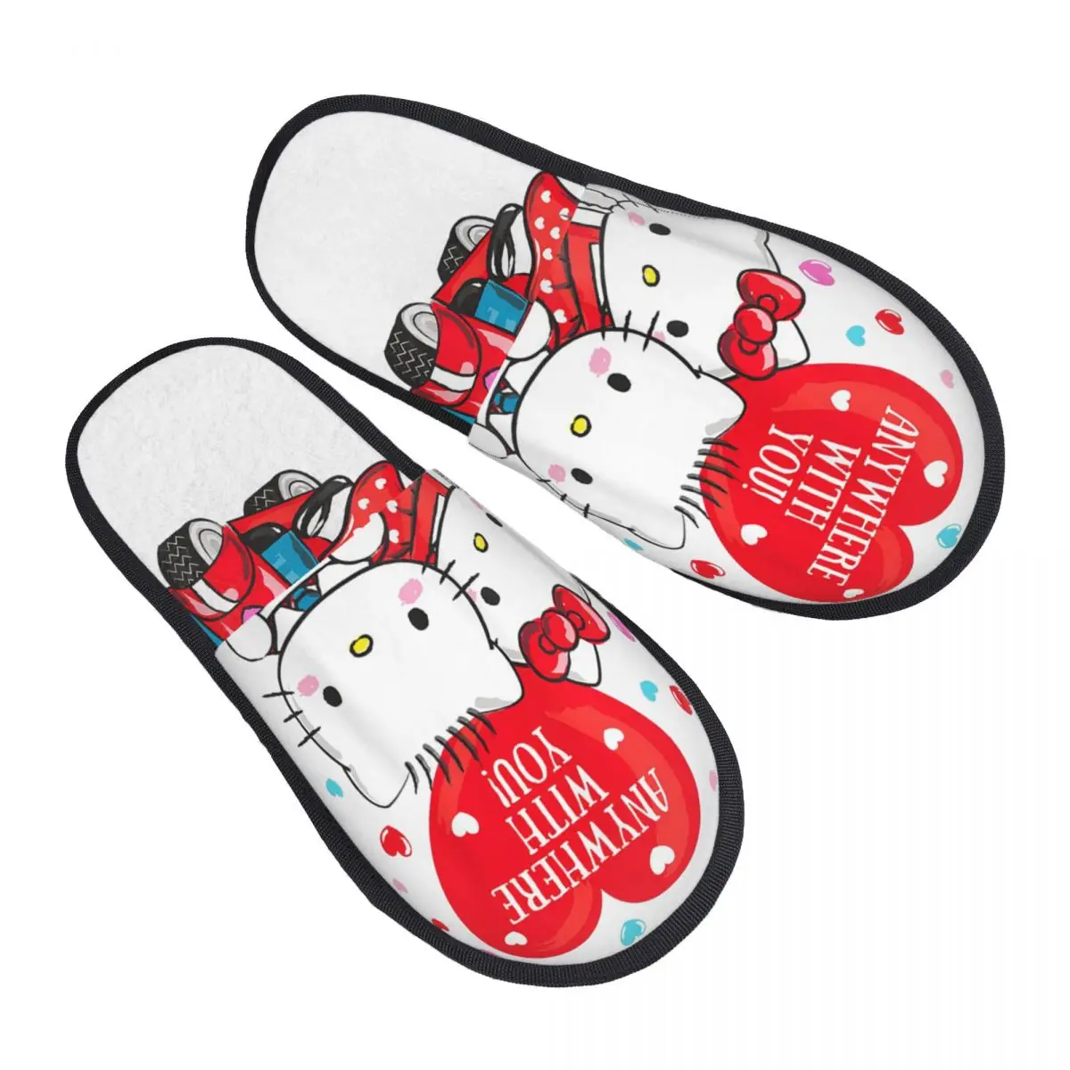 Зимние домашние тапочки Hello Kitty And Dear Daniel Valentine, домашние мягкие шлепанцы из пены с эффектом памяти, нескользящие
Зимние домашние тапочки Hello Kitty And Dear Daniel Valentine, домашние мягкие шлепанцы из пены с эффектом памяти, нескользящие