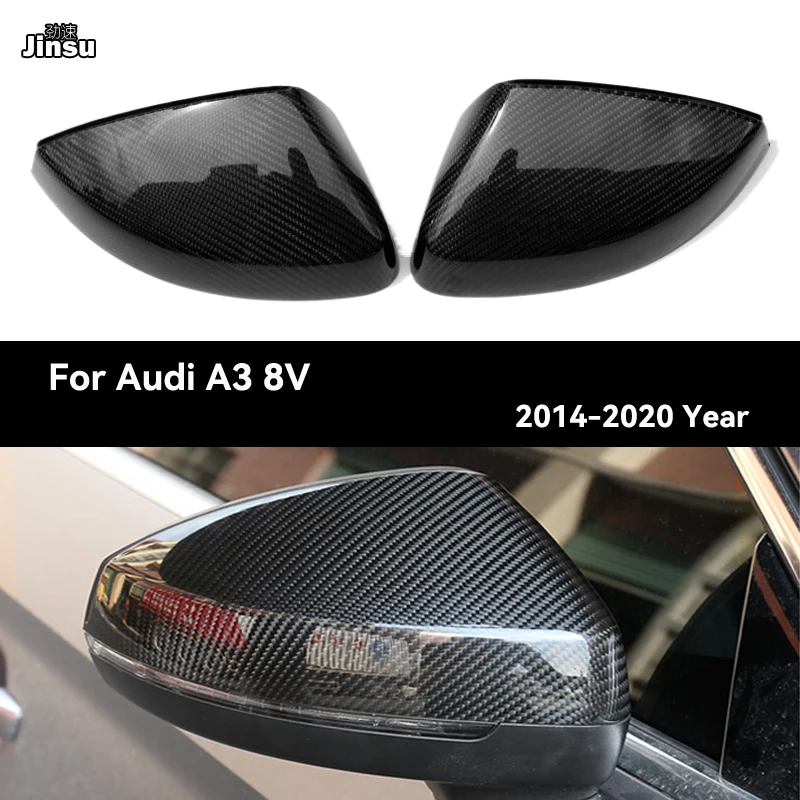 Carbon Fiber Replacement Side Mirror Cover Caps Shell for Audi A3 Sportback Limousine 2014 - 2020 A3 8V Sline S3 mirror covers
Carbon Fiber Replacement Side Mirror Cover Caps Shell for Audi A3 Sportback Limousine 2014 - 2020 A3 8V Sline S3 mirror covers