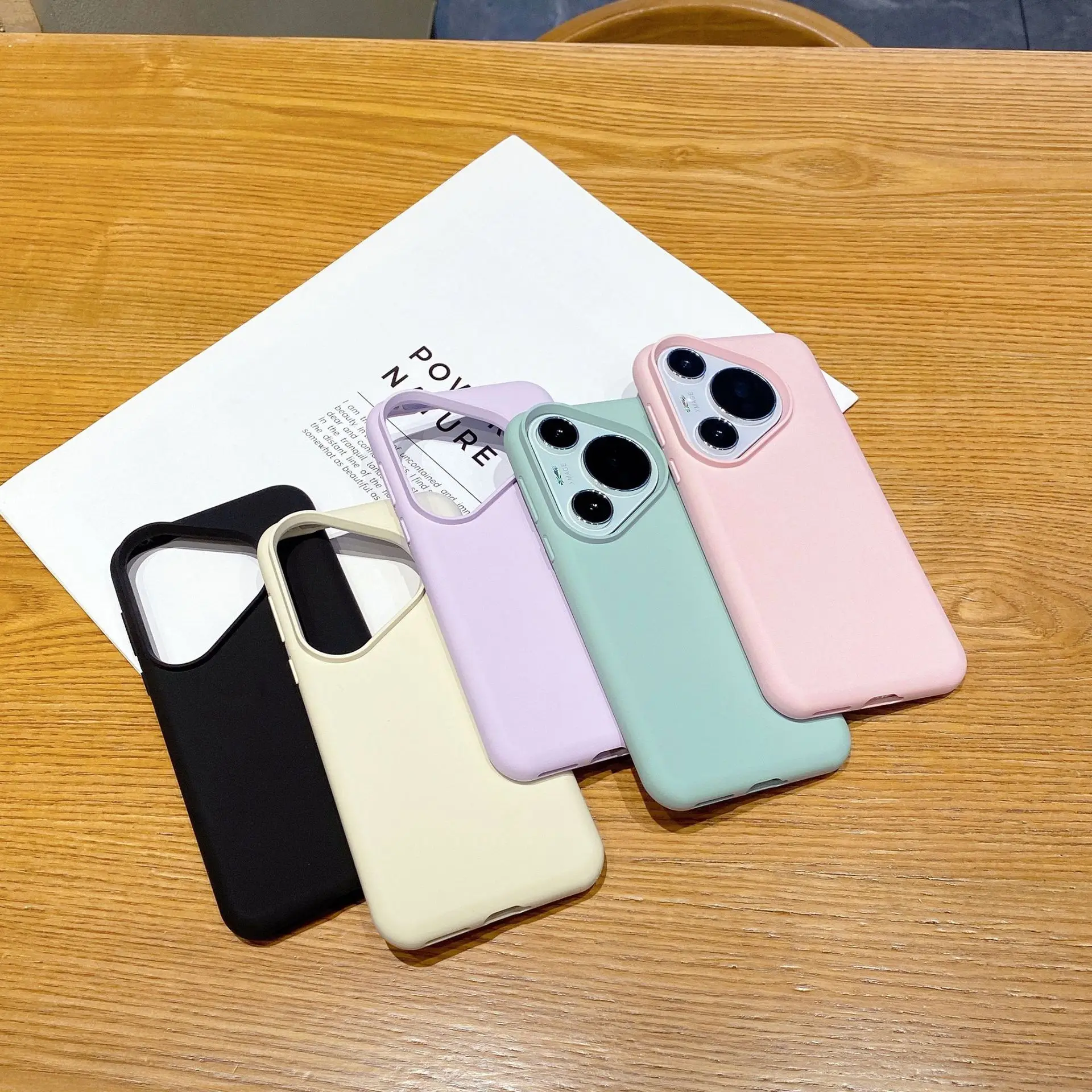 New Luxury Liquid Silicone Cell Phone Case For Huawei Pura70 Pro + Fashion Premium Plain Shockproof Solid Color Back Cover
New Luxury Liquid Silicone Cell Phone Case For Huawei Pura70 Pro + Fashion Premium Plain Shockproof Solid Color Back Cover