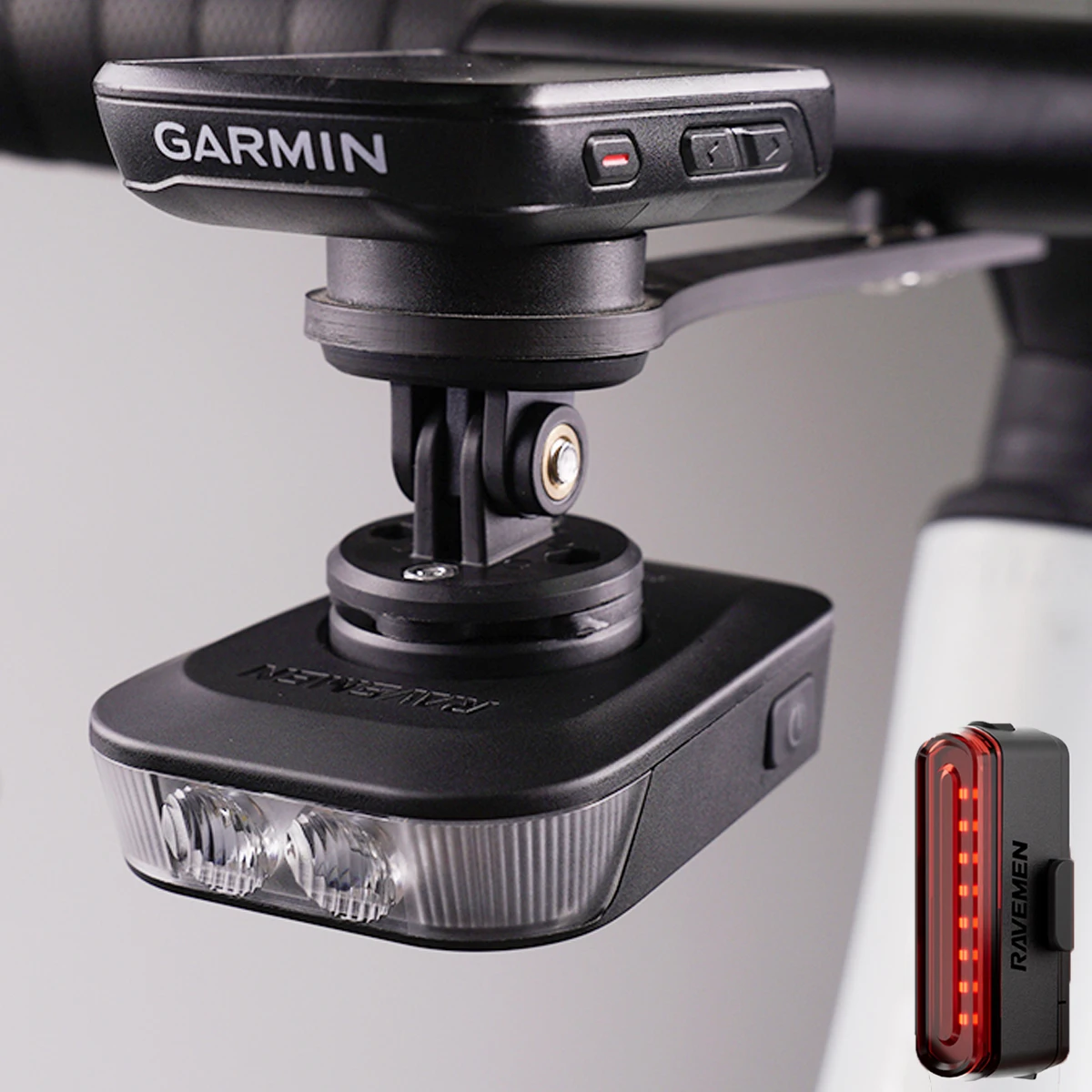 RAVEMEN FR500 Bike Headlight For Garmin Wahoo XOSS IGPSPORT GPS Rechargeable TR30 Taillight Bicycle Front Rear Light Kit +AGM03
RAVEMEN FR500 Bike Headlight For Garmin Wahoo XOSS IGPSPORT GPS Rechargeable TR30 Taillight Bicycle Front Rear Light Kit +AGM03
