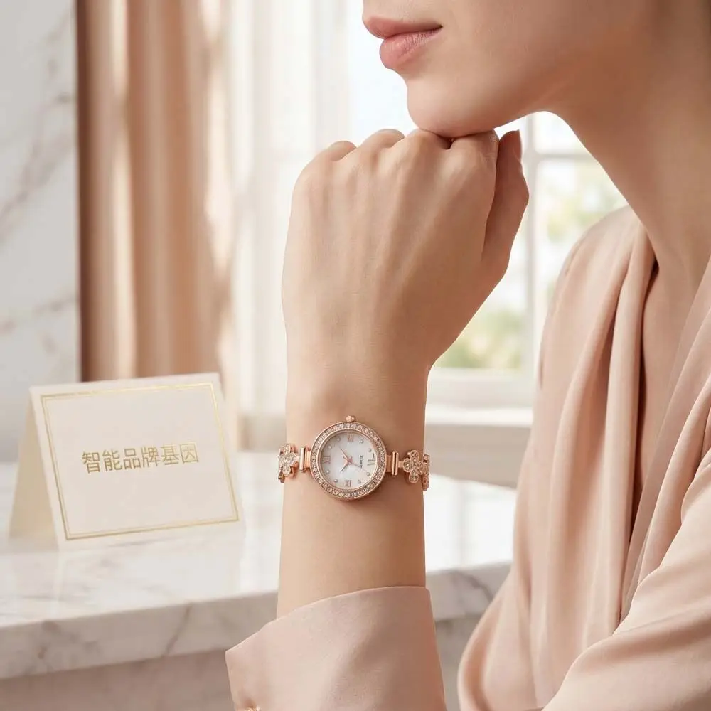 Slim Strap Ladies Quartz Watch Round Dial Leaf Design Women Quartz Watch Small Dial Pull Adjustable Rhinestone Watch Casual Wear
Slim Strap Ladies Quartz Watch Round Dial Leaf Design Women Quartz Watch Small Dial Pull Adjustable Rhinestone Watch Casual Wear