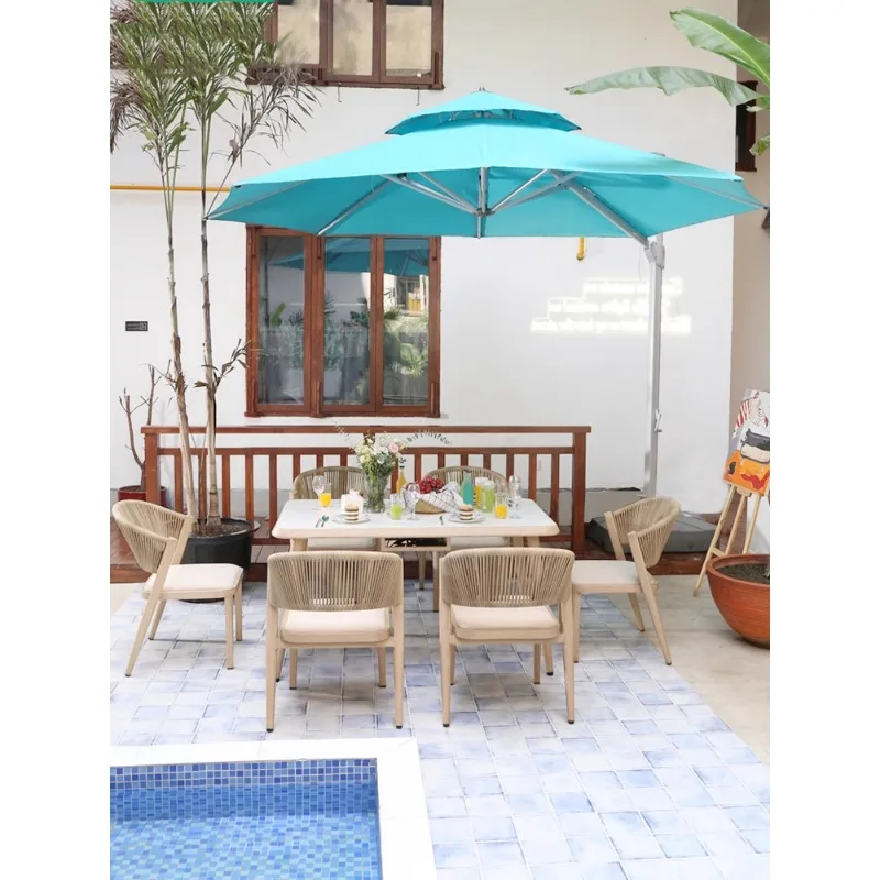Nordic outdoor rattan chair designer dining table and chair courtyard leisure outdoor garden balcony rattan chair combination
Nordic outdoor rattan chair designer dining table and chair courtyard leisure outdoor garden balcony rattan chair combination