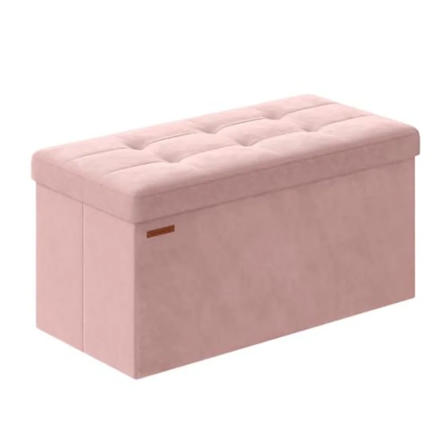 Mazie Collection - Storage Ottoman Bench, Foldable Foot Rest, 15 x 30 x 15 Inches, End of Bed Bench, Storage Chest, Load 660 lb
Mazie Collection - Storage Ottoman Bench, Foldable Foot Rest, 15 x 30 x 15 Inches, End of Bed Bench, Storage Chest, Load 660 lb
