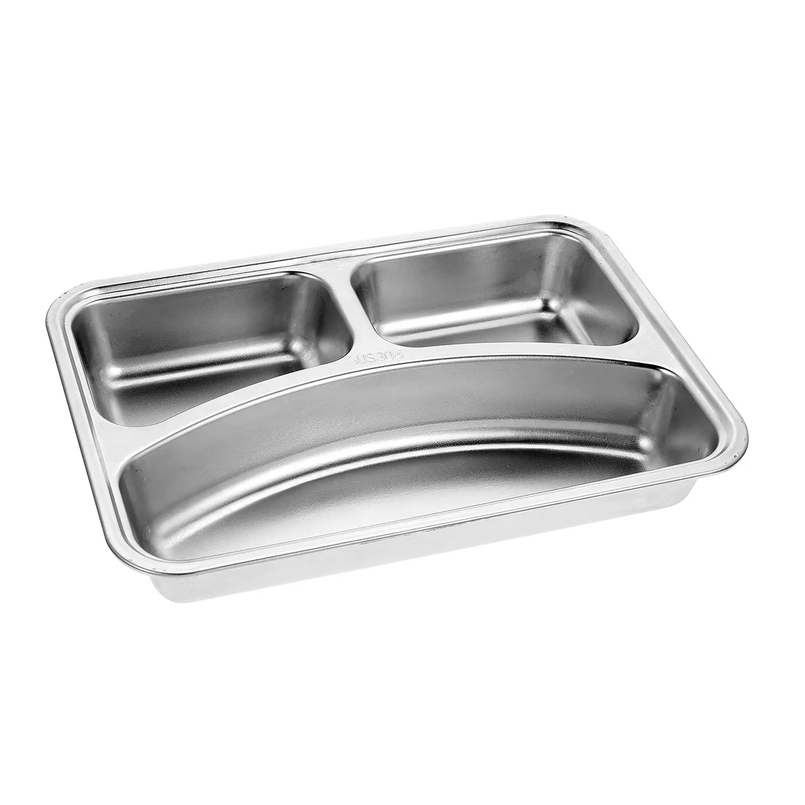 304 Stainless Steel Meal Tray Divided Plates with Lid Safe Design Fall Resistant Suitable for Camping Picnics Hiking Travel
304 Stainless Steel Meal Tray Divided Plates with Lid Safe Design Fall Resistant Suitable for Camping Picnics Hiking Travel