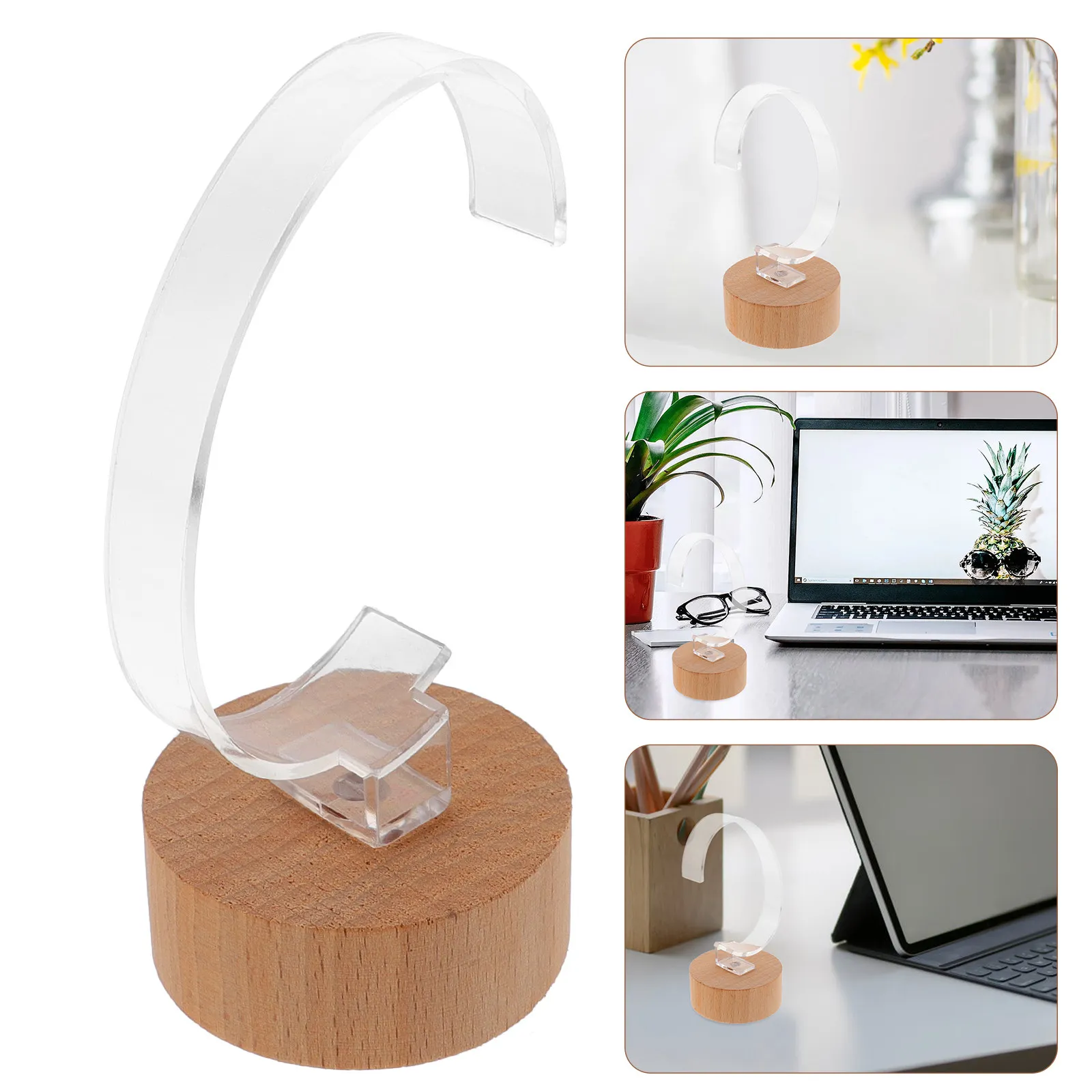 Watch Display Stand Acrylic With Wooden Base Transparent Desktop Holder For Men Women Store Showcase Use Plastic Watch Stand
Watch Display Stand Acrylic With Wooden Base Transparent Desktop Holder For Men Women Store Showcase Use Plastic Watch Stand