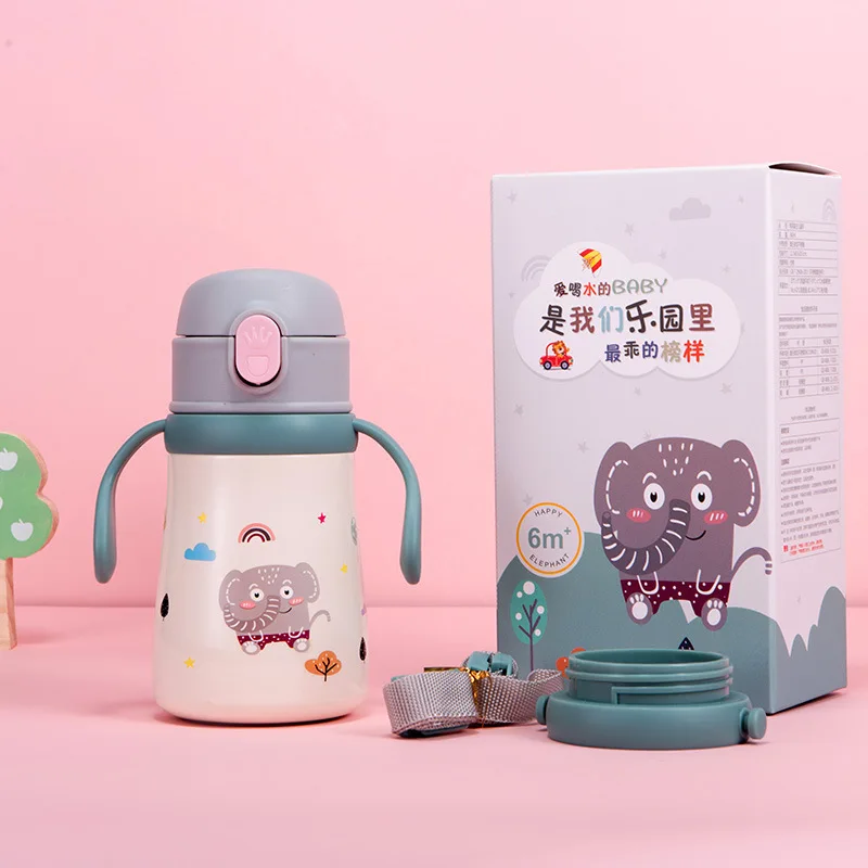 360ml Baby Animal Feeding Cup Stainless Steel Milk Thermos for Children Insulated hot water Bottle leak-poof thermal Cup
360ml Baby Animal Feeding Cup Stainless Steel Milk Thermos for Children Insulated hot water Bottle leak-poof thermal Cup