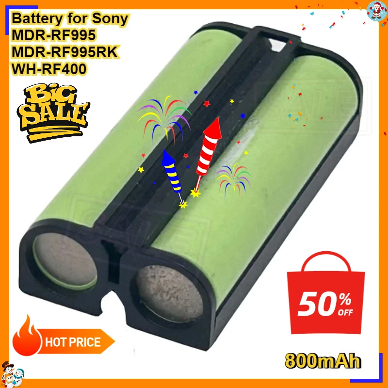 BP-HP800-11 2.4V/800mAh Wireless Headset Battery for Sony MDR-RF995 MDR-RF995RK WH-RF400 TMR-RF895R TMR-RF995R TMR-RF400
BP-HP800-11 2.4V/800mAh Wireless Headset Battery for Sony MDR-RF995 MDR-RF995RK WH-RF400 TMR-RF895R TMR-RF995R TMR-RF400