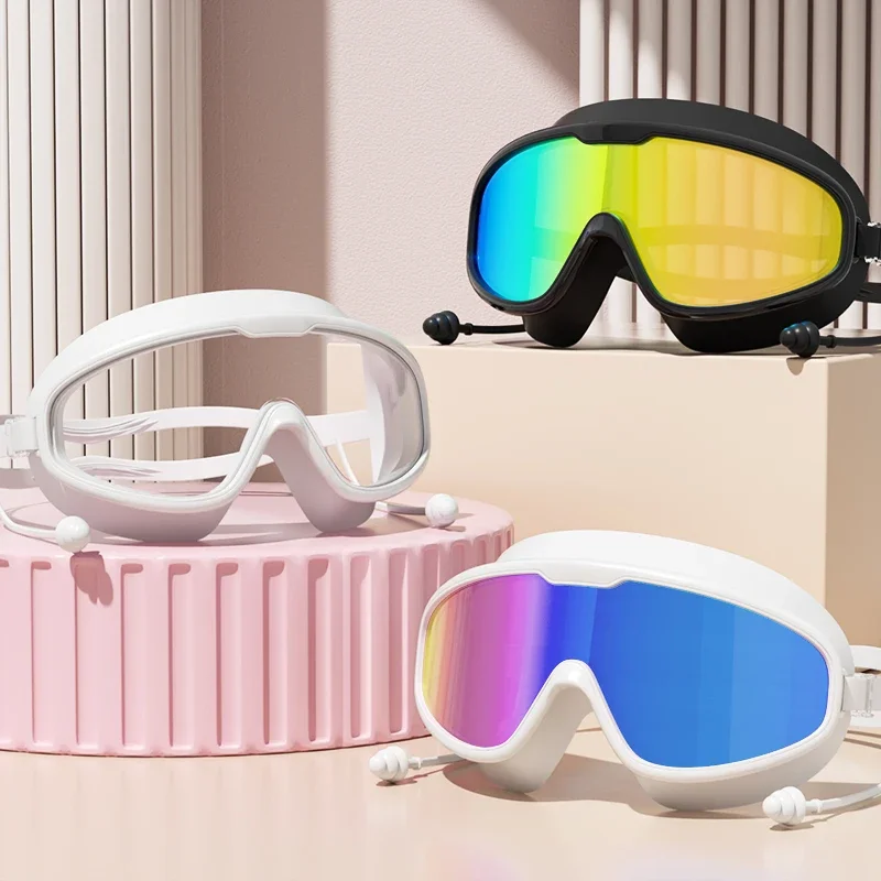 Swimming Goggles Big Frame Swimming Goggles Big Frame HD Wide View Anti-Fog UV Protection Swimming Goggles for Adults No Leaking
Swimming Goggles Big Frame Swimming Goggles Big Frame HD Wide View Anti-Fog UV Protection Swimming Goggles for Adults No Leaking