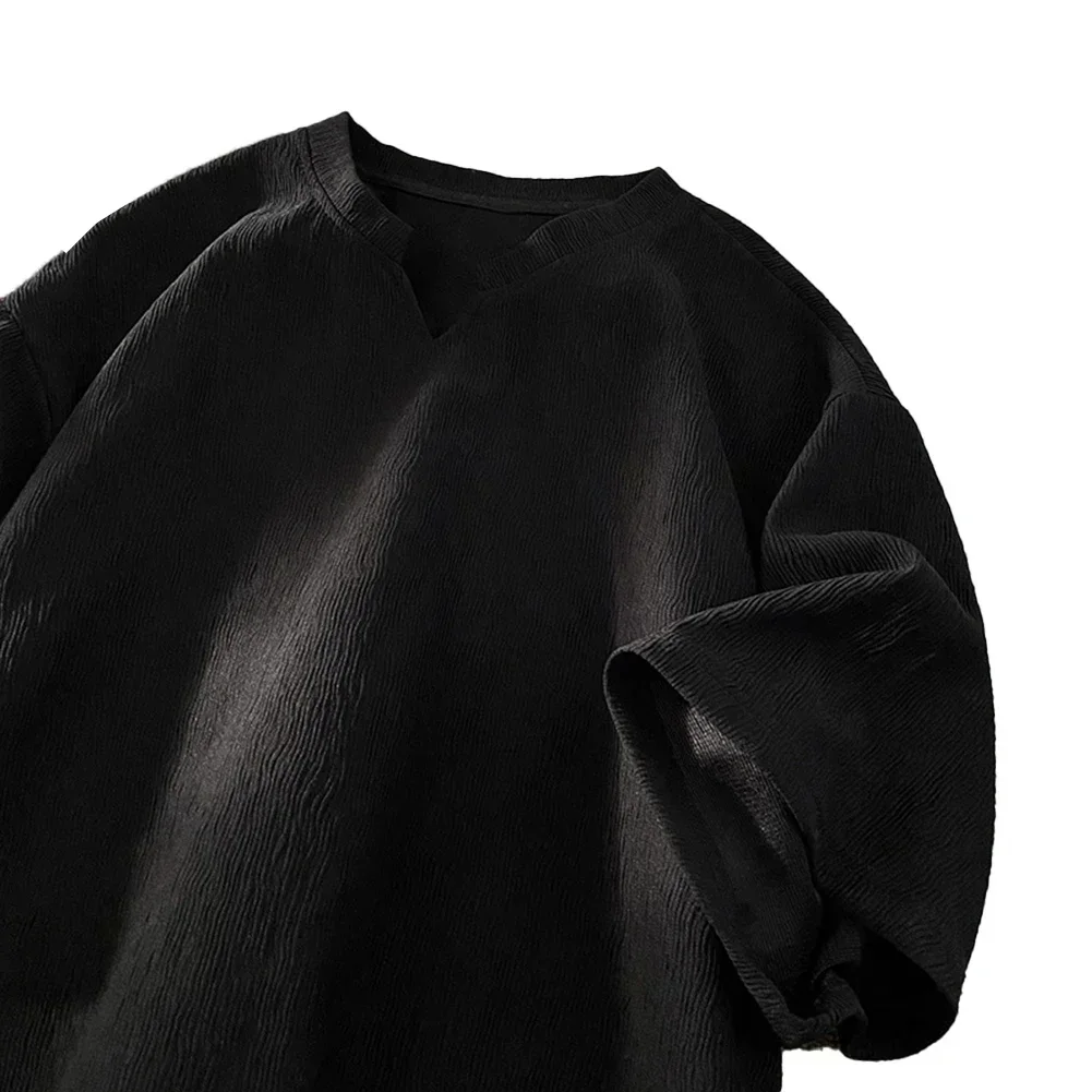 Casual Outings Casual Korean Shirts Loose Fit Tops T-Shirt All-match Brand New Casual Wear Half Sleeve For Men
Casual Outings Casual Korean Shirts Loose Fit Tops T-Shirt All-match Brand New Casual Wear Half Sleeve For Men