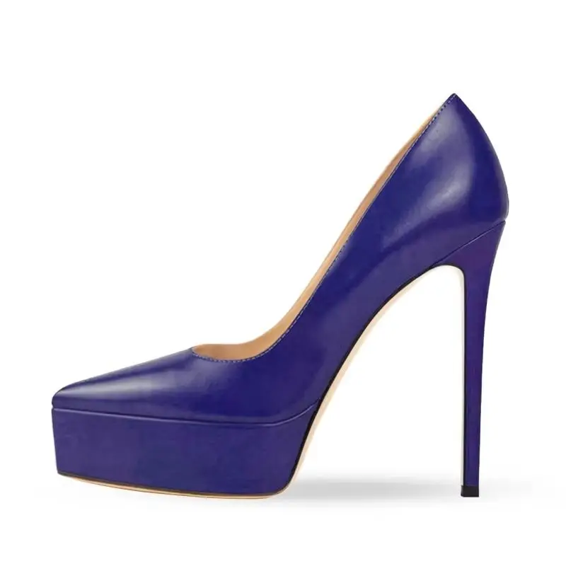 Arden Furtado Spring Blue PU pumps shoe pointed toe Platform Shallow Super high heel Office lady Single shoe Extra large size
Arden Furtado Spring Blue PU pumps shoe pointed toe Platform Shallow Super high heel Office lady Single shoe Extra large size