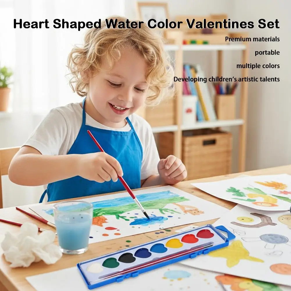 Нетоксичный набор твердых акварельных красок для детей, смываемые цвета в кюветах с кисточкой, 16 цветов в портативном пластиковом футляре
Нетоксичный набор твердых акварельных красок для детей, смываемые цвета в кюветах с кисточкой, 16 цветов в портативном пластиковом футляре