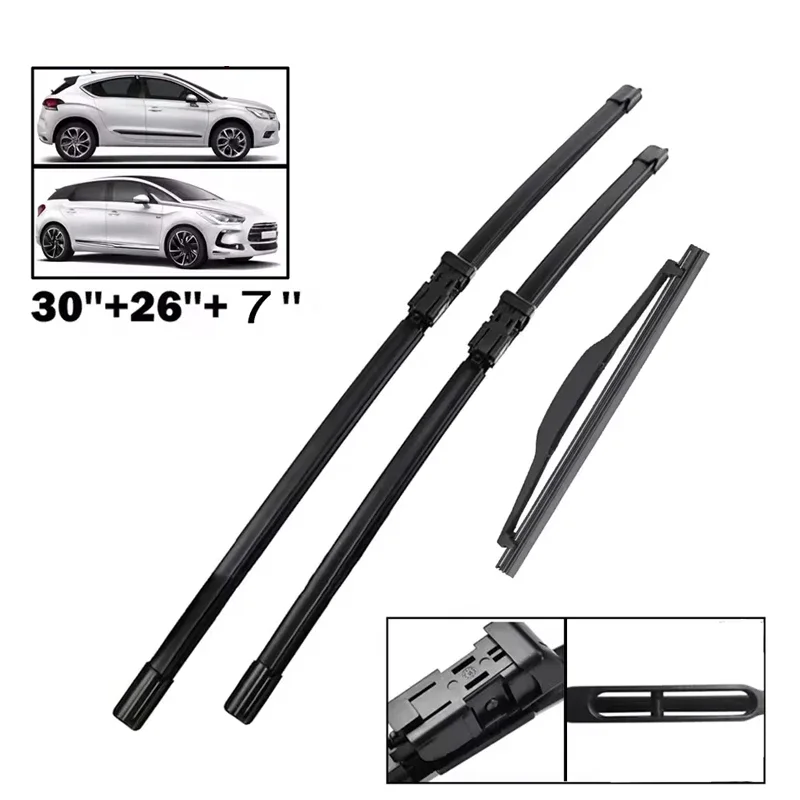 Wiper Front & Rear Windscreen Wiper Blades Set For Citroen DS4 DS5 2010 - 2020 Windshield Windscreen Window 30"26"7"
Wiper Front & Rear Windscreen Wiper Blades Set For Citroen DS4 DS5 2010 - 2020 Windshield Windscreen Window 30"26"7"
