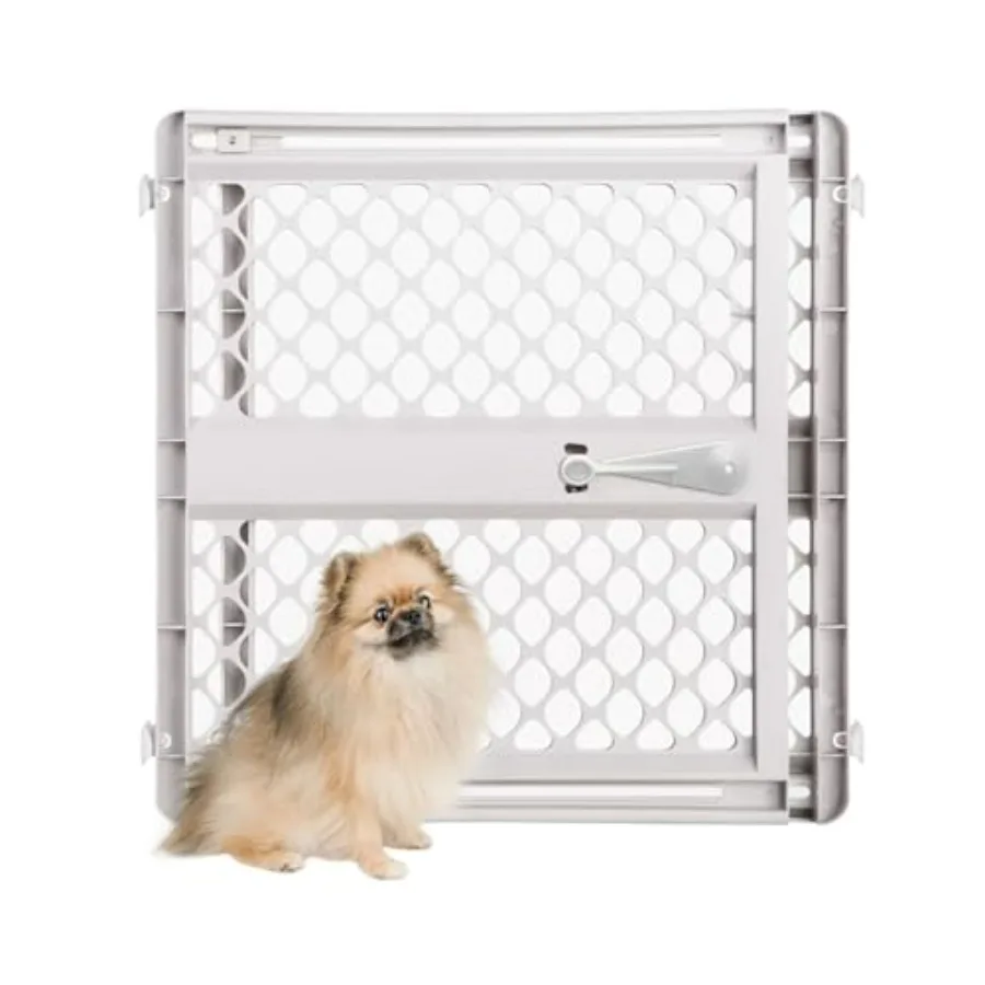 MYPET Universal Pet Gate: 26" - 42" Wide Dog Gate for Doorways with Pressure Fit or Swinging Door Hardware Mounting Types Inclu
MYPET Universal Pet Gate: 26" - 42" Wide Dog Gate for Doorways with Pressure Fit or Swinging Door Hardware Mounting Types Inclu