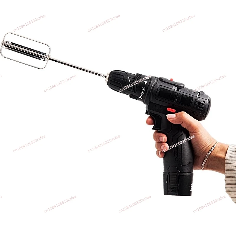 Ceramic wireless lithium battery drill high torque double battery handheld mixer glaze stirrer two-speed electric
Ceramic wireless lithium battery drill high torque double battery handheld mixer glaze stirrer two-speed electric