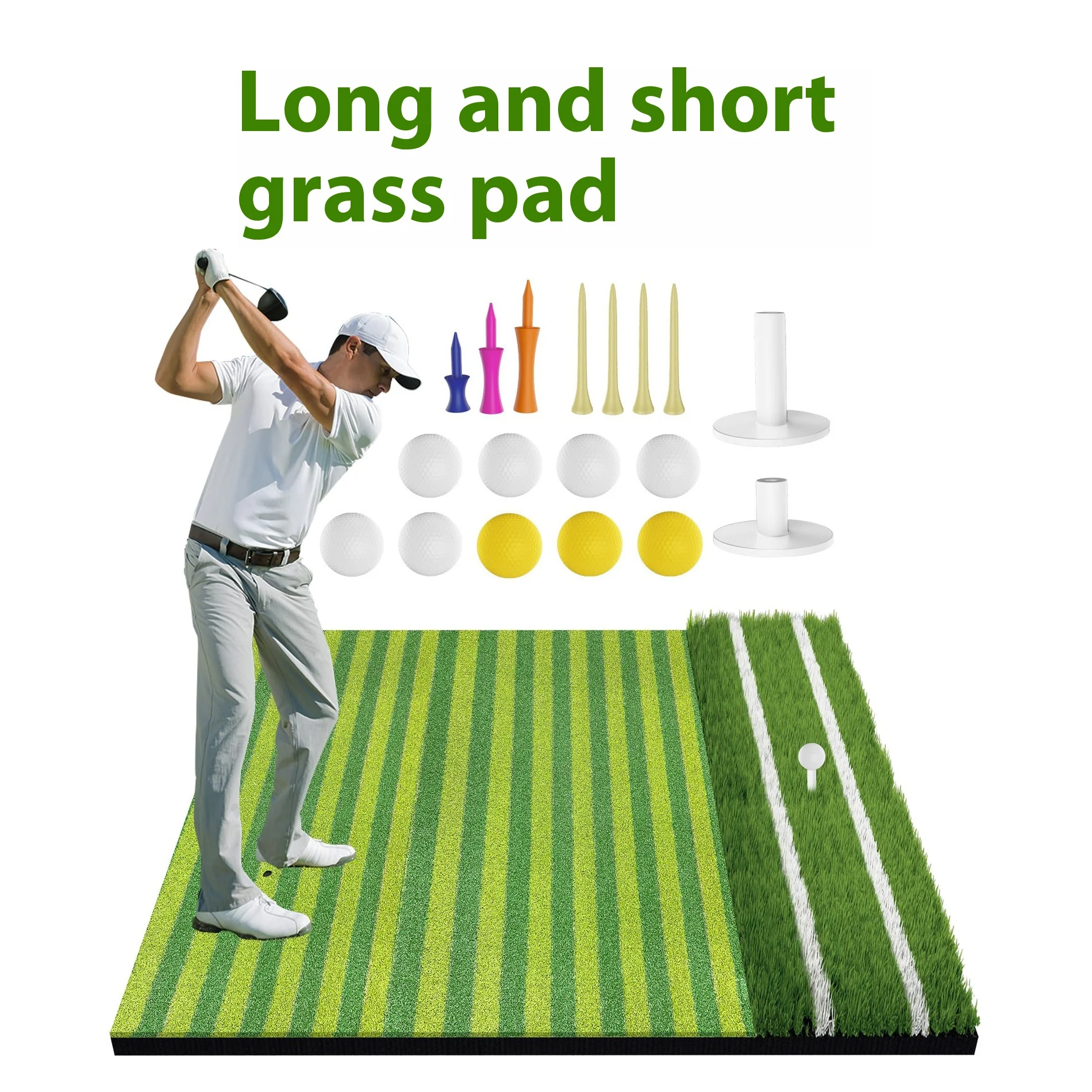 Cross-Border Manufacturers New Multi-Functional Golf Practice Batting Mat Foldable Nylon Long Short Striped Grass Custom Logo
Cross-Border Manufacturers New Multi-Functional Golf Practice Batting Mat Foldable Nylon Long Short Striped Grass Custom Logo