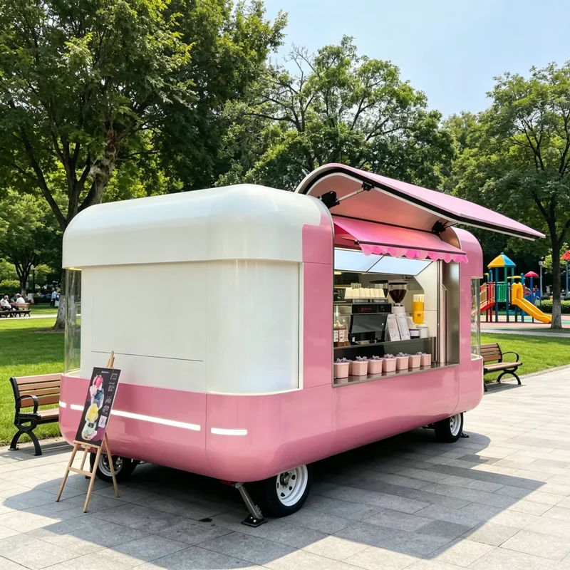 Large Fast Food Concession Trailer with Custom Layout for Mobile Restaurant
Large Fast Food Concession Trailer with Custom Layout for Mobile Restaurant