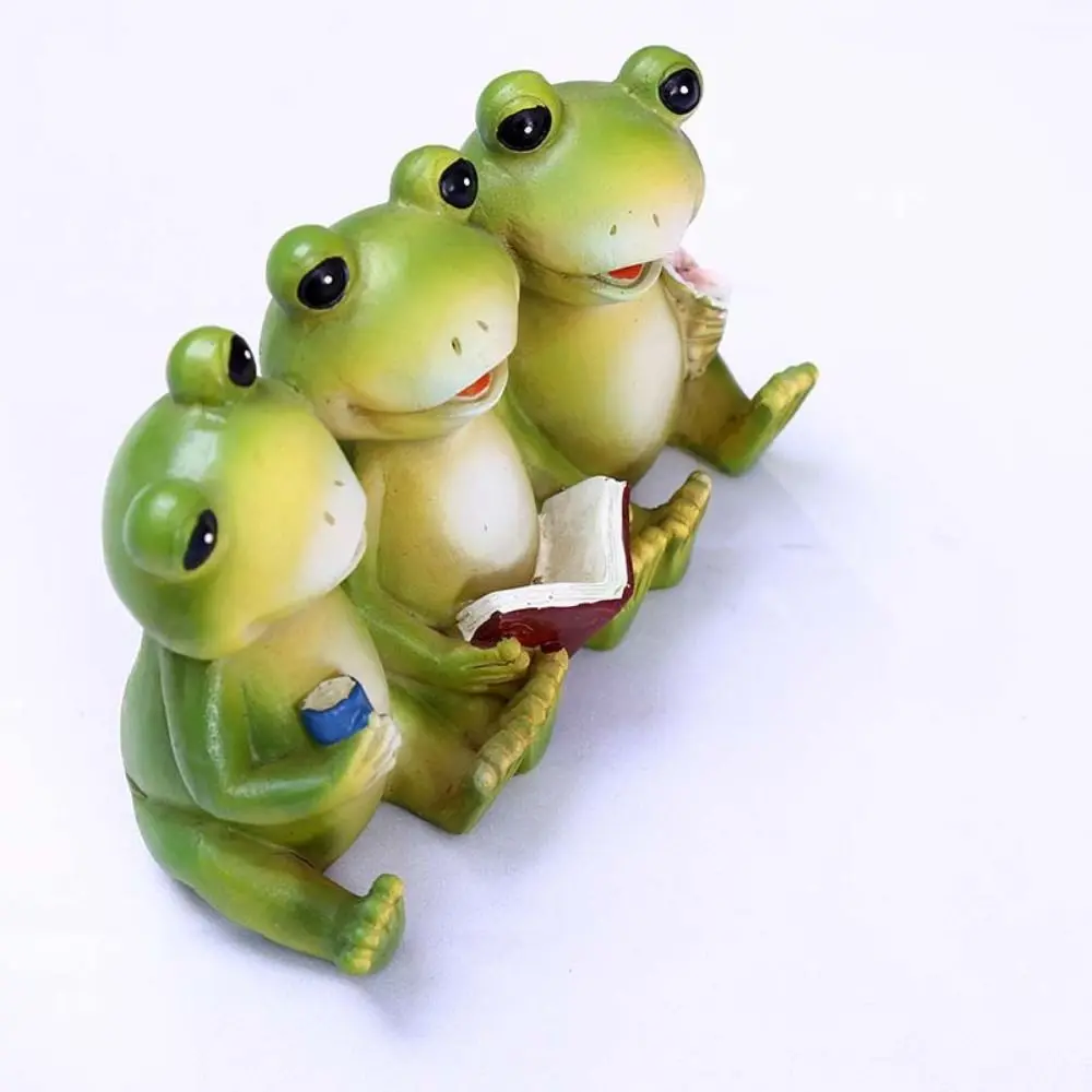 Desktop Ornament Resin Frog Statue Cute Cartoon Animal Sculpture Simulated Creative Miniatures Figurine New Year
Desktop Ornament Resin Frog Statue Cute Cartoon Animal Sculpture Simulated Creative Miniatures Figurine New Year