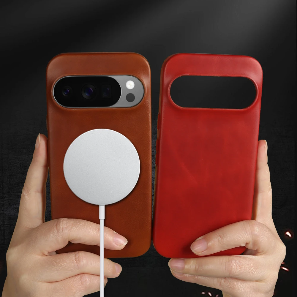 Genuine Leather Magnetic Case for Google Pixel 10 9 Pro XL 10A 9A 8A 7A 8 6A 7 8 Pro For Magsafe Business Phone Back Cover Coque
Genuine Leather Magnetic Case for Google Pixel 10 9 Pro XL 10A 9A 8A 7A 8 6A 7 8 Pro For Magsafe Business Phone Back Cover Coque