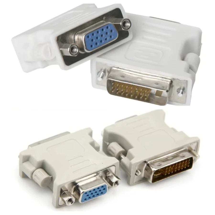 200pcs DVI 24+1/24+5 Male To VGA 15 Pin Female Plug Video Adapter Head Converter HD Connector for PC Laptop Computer
200pcs DVI 24+1/24+5 Male To VGA 15 Pin Female Plug Video Adapter Head Converter HD Connector for PC Laptop Computer