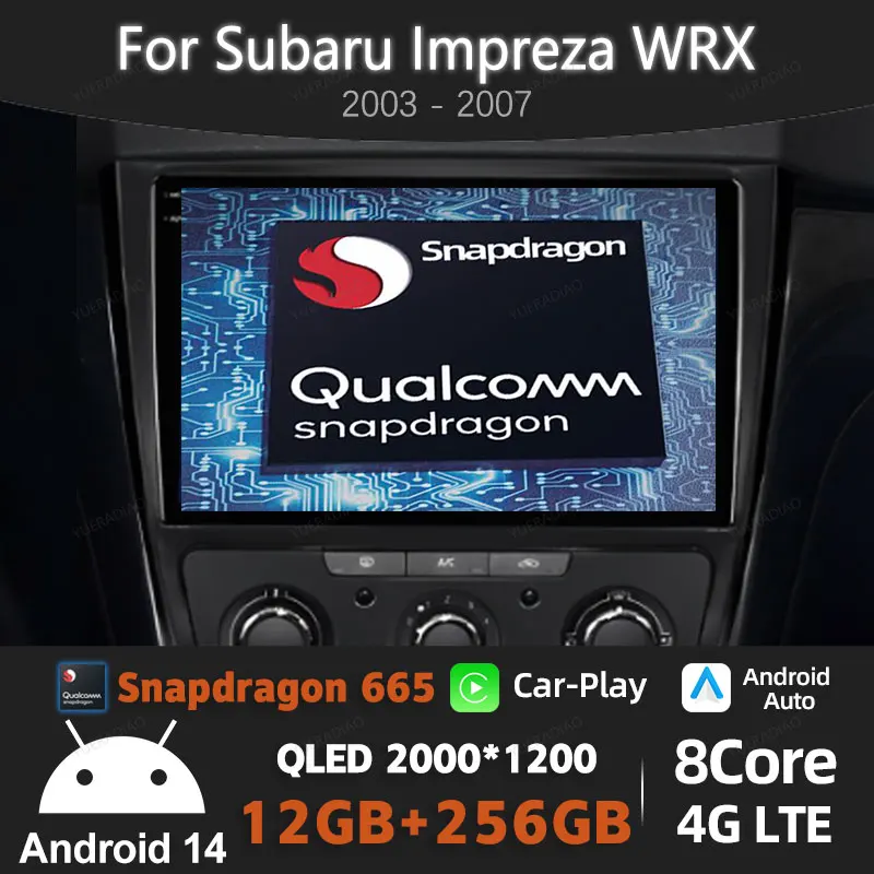 Автомобильное радио Android 15 для Subaru Impreza WRX 2003-2007 Carplay Auto GPS NAVI 4G WIFI Мультимедийный видеоплеер Головной блок AI Voice
Автомобильное радио Android 15 для Subaru Impreza WRX 2003-2007 Carplay Auto GPS NAVI 4G WIFI Мультимедийный видеоплеер Головной блок AI Voice